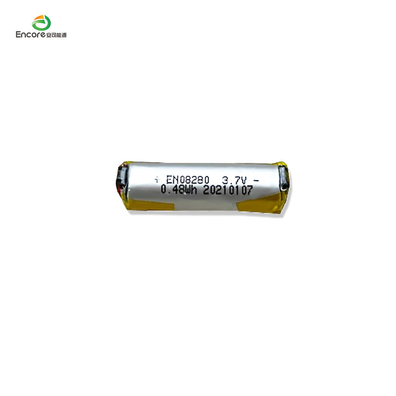 08280 120mAh Cylindrical lipo baterei