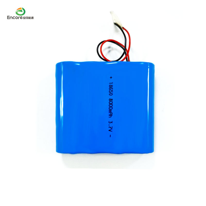 Paket Baterai Lithium Ion 18650 8000mAh 3.7V