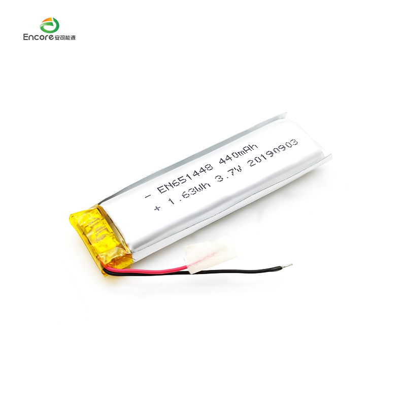 3.7v 450mah Li Polymer baterei