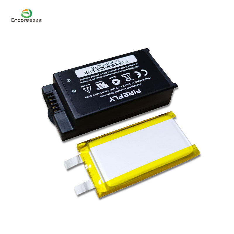 3.7v 825mah Li Polymer baterei