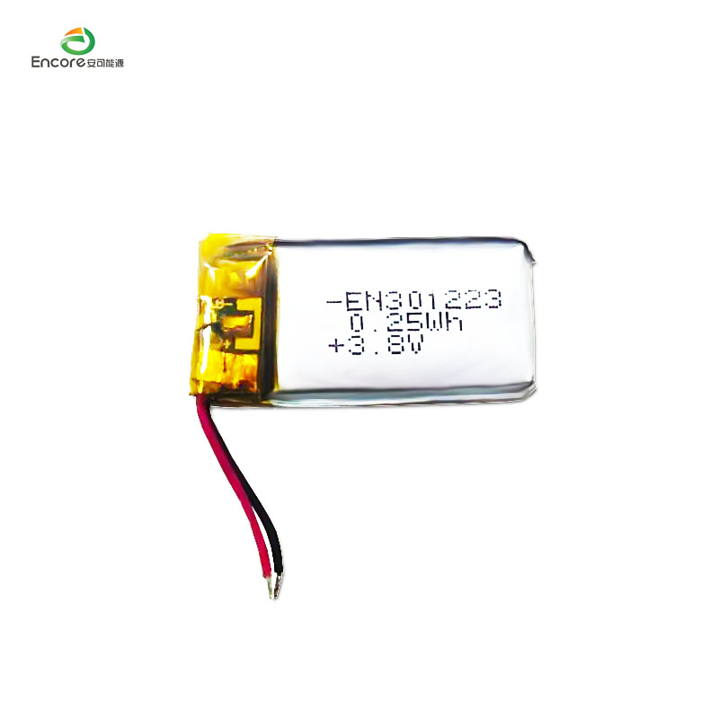 301223 0.25wh lipo baterei
