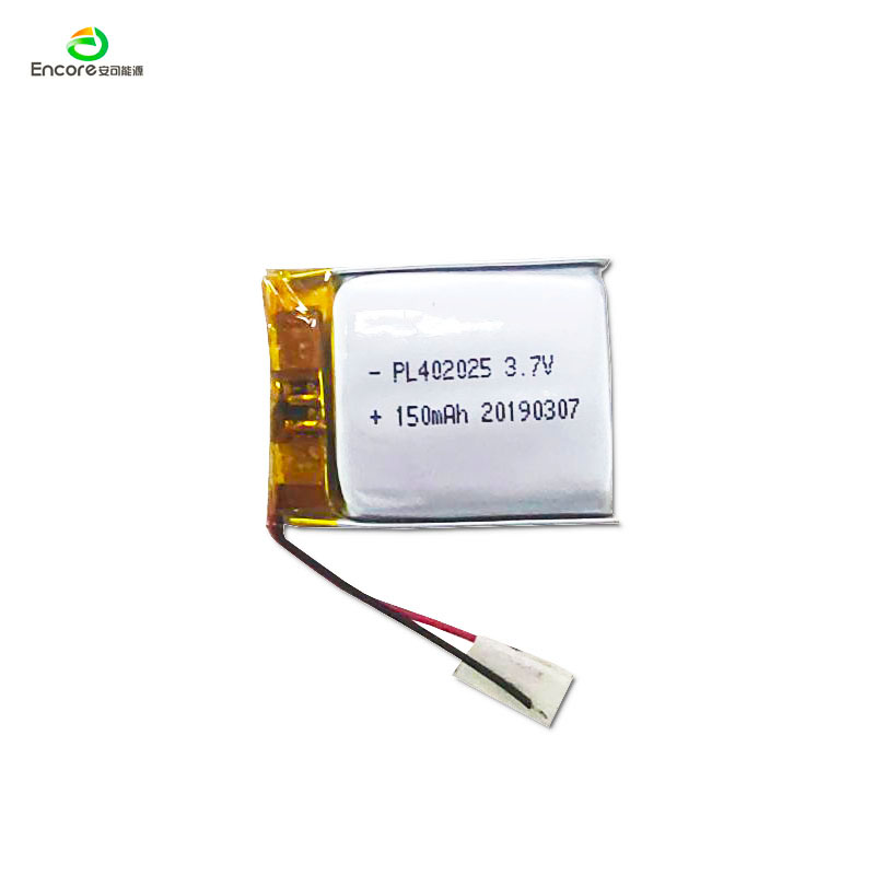 402025 150mAh 3.7v baterei lipo sing bisa diisi ulang