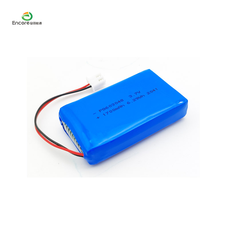 850mAh Li Polymer baterei kanggo GPS